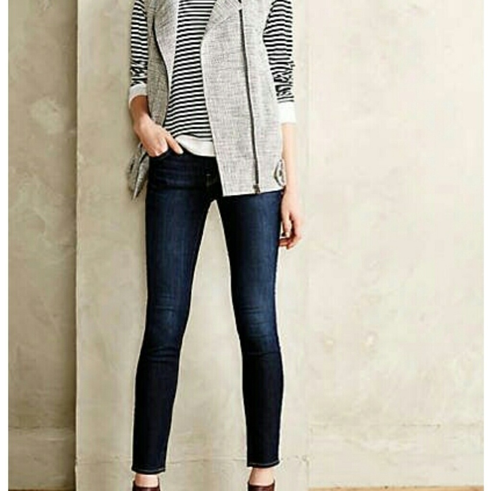 Velvet by Graham& Spencer X Anthropology Black Skinny Jeans Dark Academia Fall